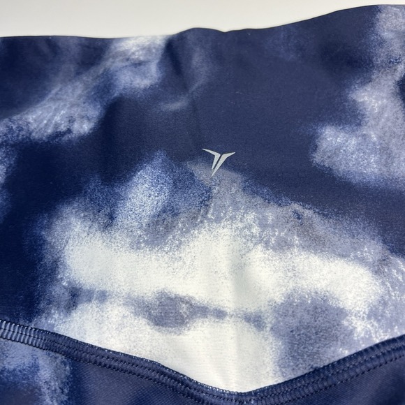 Old‎ Navy High Rise PowerSoft Leggings Women L Blue Gym Running Workout New - Picture 5 of 10
